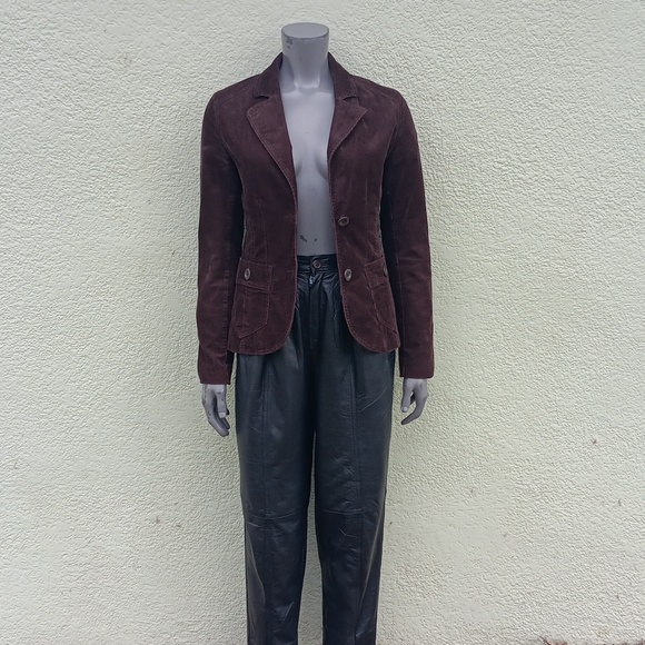 H&M (Hennes & Mauritz) LADIES 98% COTTON LUX COURDUROY (2) BUTTON JACKET - Picture 8 of 17